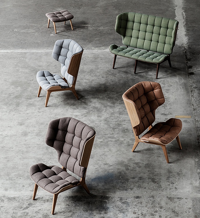 Кресло Mammoth Chair - Wool фабрики NORR11 Фото N4